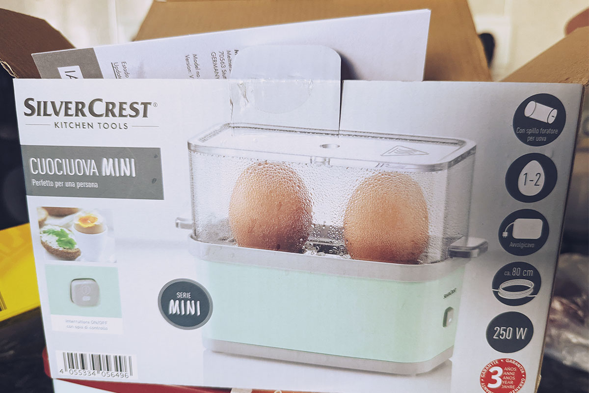 Middle of Lidl - SilverCrest Egg Cooker - We're getting quite a shellection  of these! 